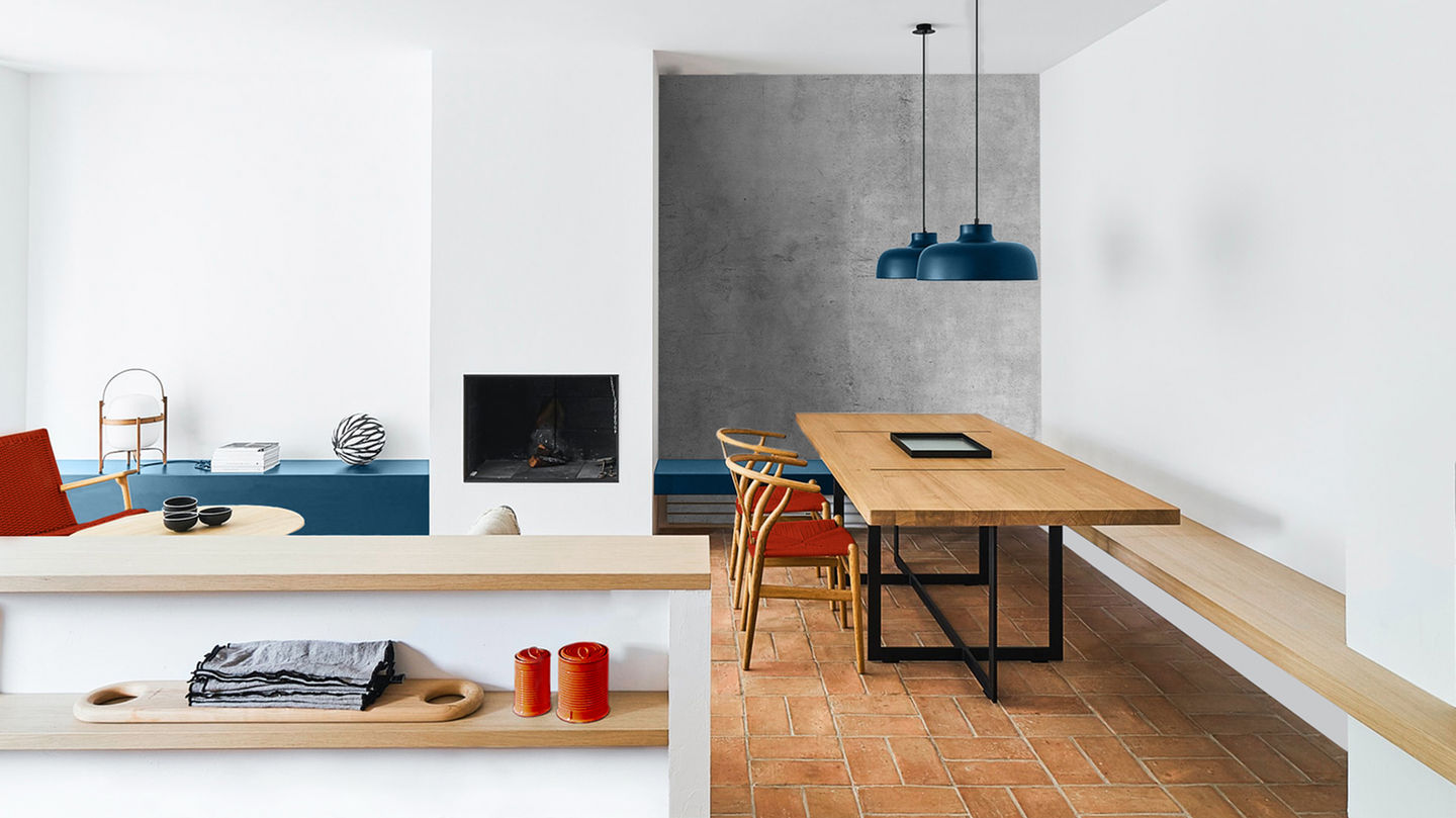 Polished floors and surfaces in a cleaned home